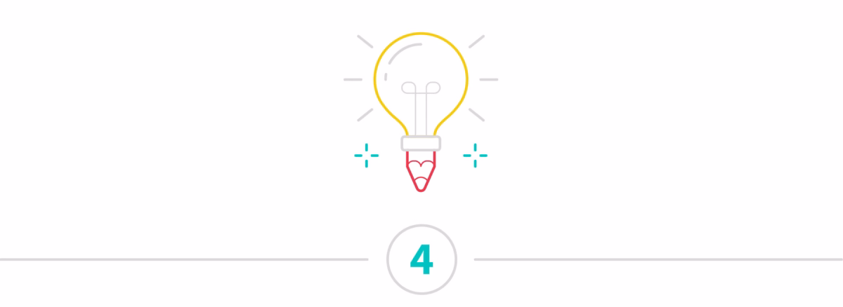 Icon of a name lightbulb