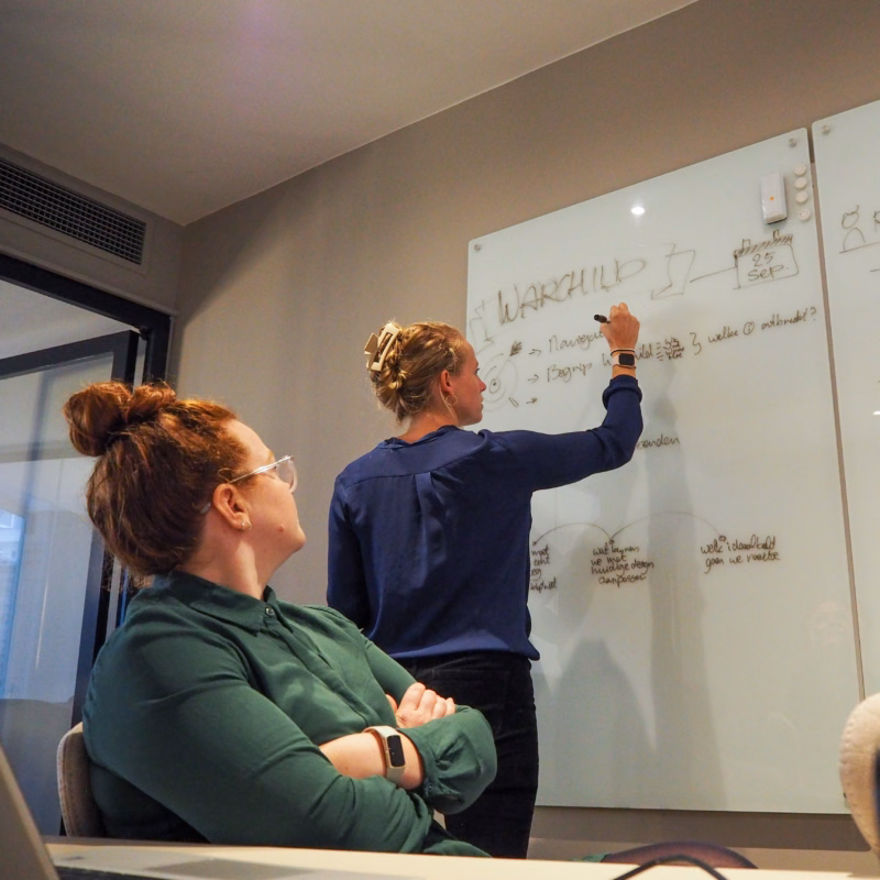 Onderzoekers van Valsplat in Happy Labs aan het werk